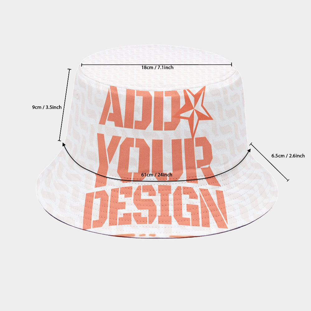 GIP Apparel Bucket Hat with Native American Flag Print - Stylish Streetwear for Nightlife & Parties