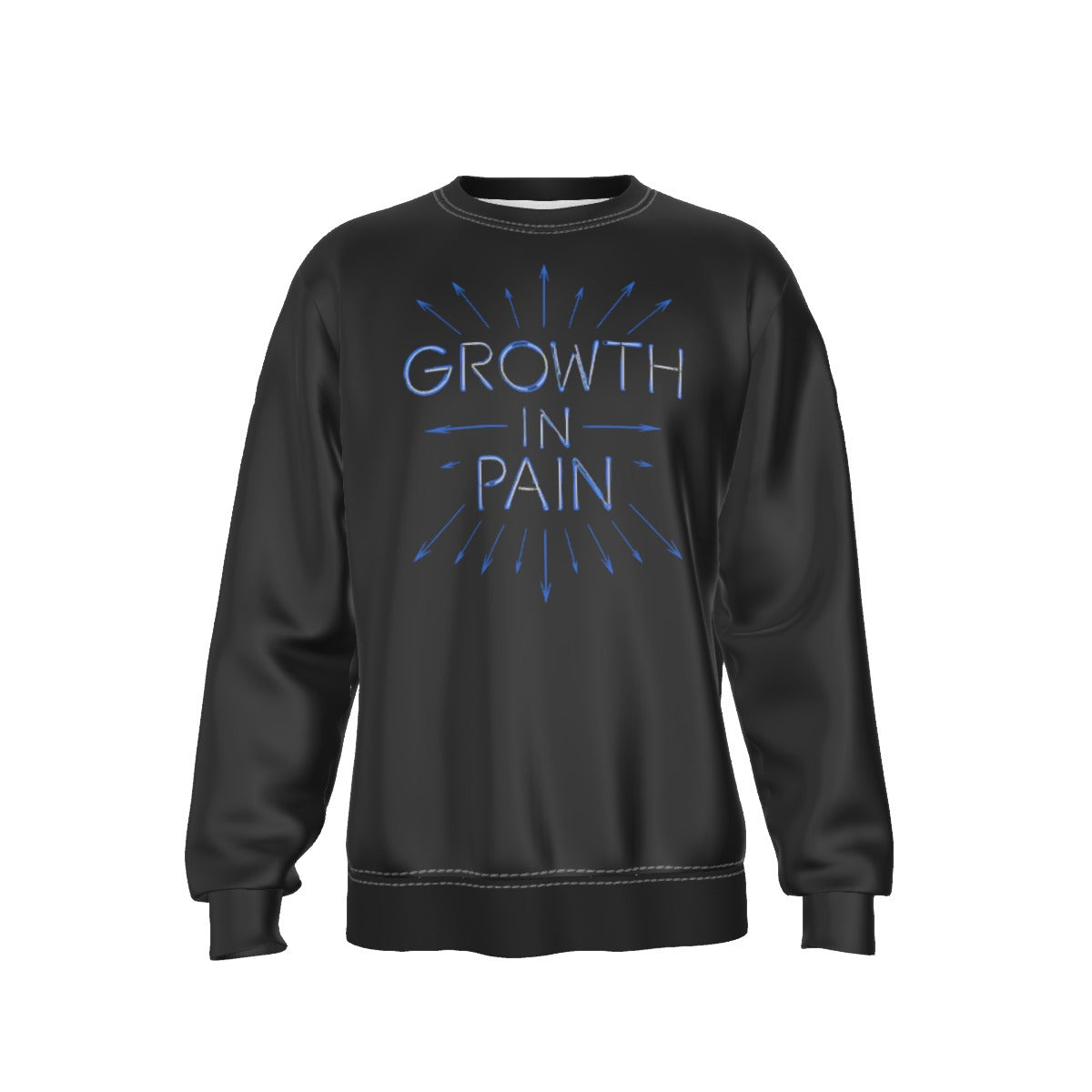 Growth In Pain Apparel Men's Heavy Fleece Sweatshirt with G.I.P. Logo - Premium Streetwear