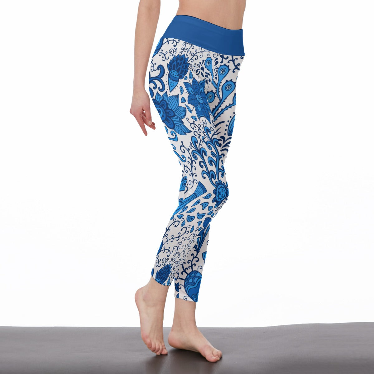 GIP Apparel Women's High Waist Floral Leggings for Day to Night Style