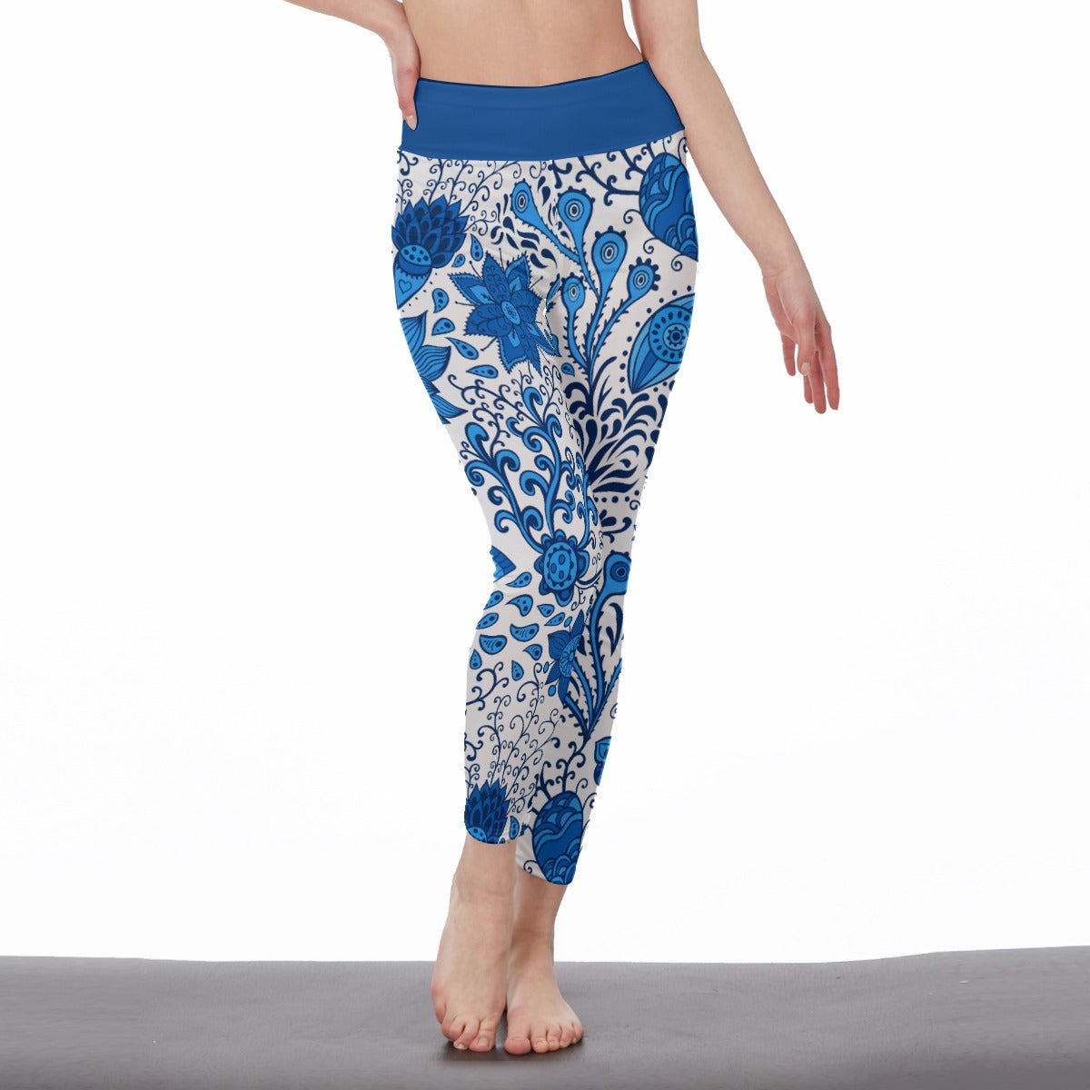 GIP Apparel Women's High Waist Floral Leggings for Day to Night Style