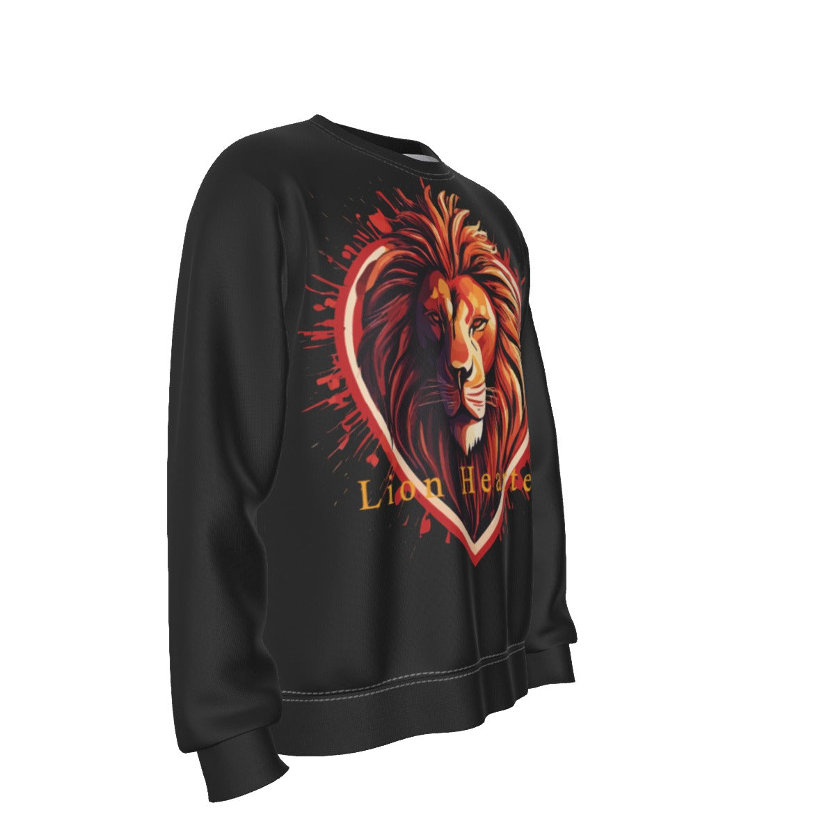 Growth In Pain Apparel "Lion Hearted" Graphic Sweatshirt for Streetwear|Nightlife