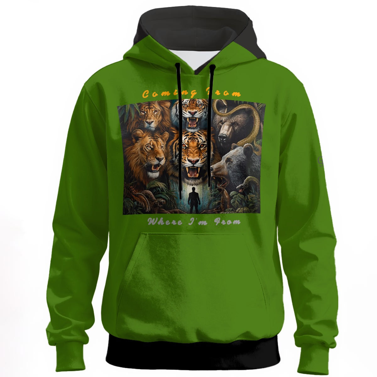 Growth In Pain Unisex " Coming From Where I'm From" 310GSM 100% Cotton Hoodie |Premium Streetwear Pullover