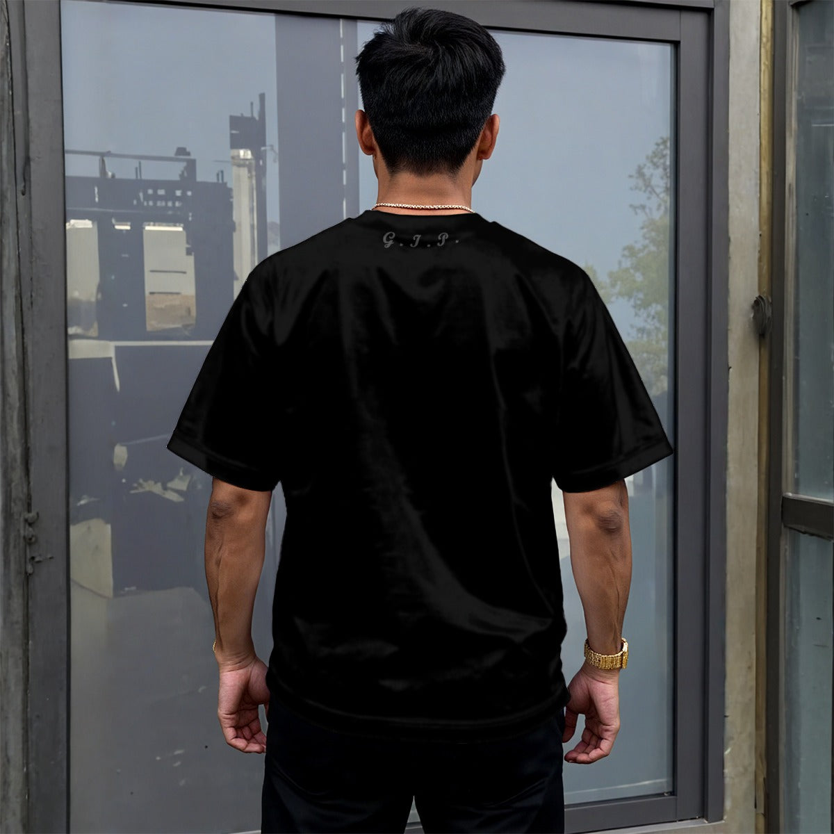Growth In Pain Apparel Unisex Drop-Shoulder T-Shirt 180GSM - Premium Streetwear Nightlife Design 'Toolz Wit Me'