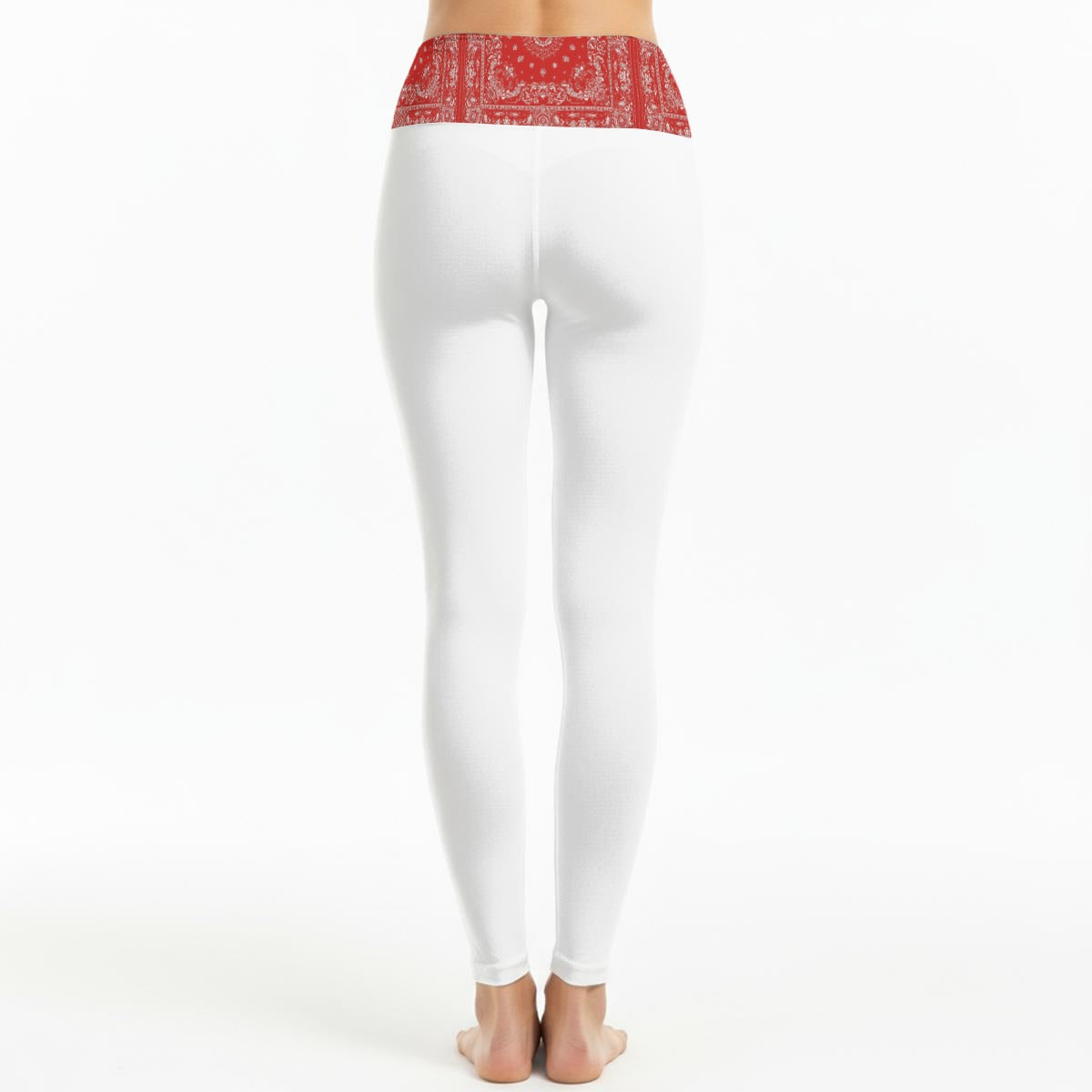 All-Over Print Women's High Waist Leggings | Side Stitch Closure