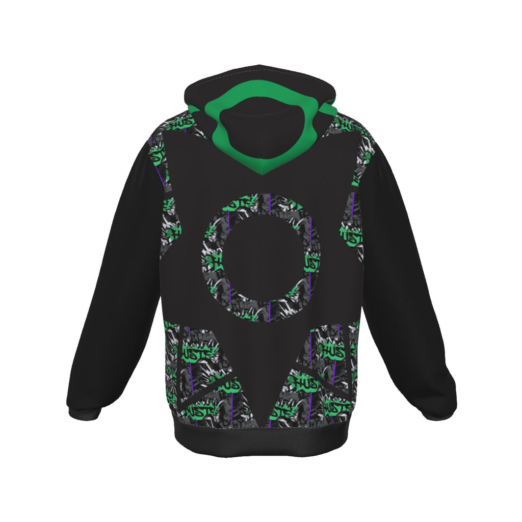 GIP Apparel Zip Up Hoodie with Pocket - Hustle Streetwear, Warm & Stylish Urban Look