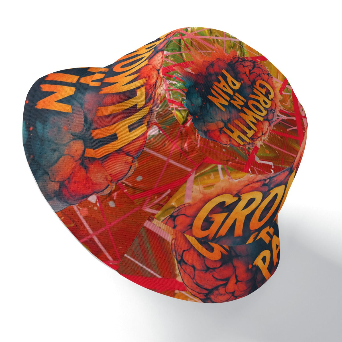 GIP Apparel Double-Side Print Bucket Hat for Streetwear & Nightlife