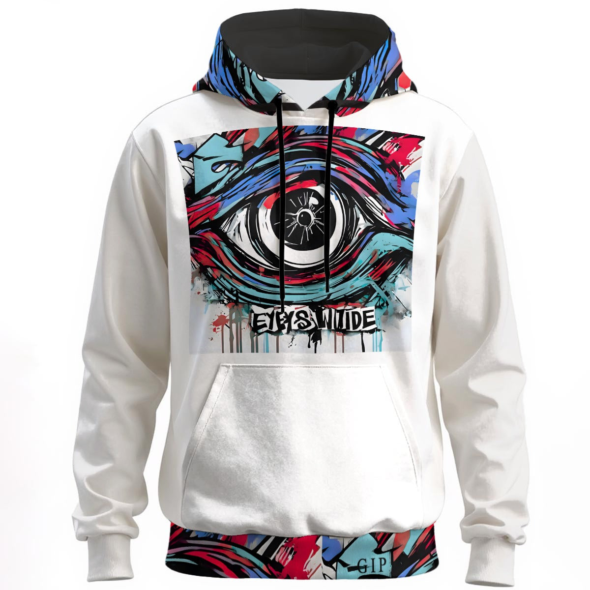 GIP Apparel Premium Unisex 310GSM Cotton Pullover Hoodie | Streetwear "Eyes Wide"
