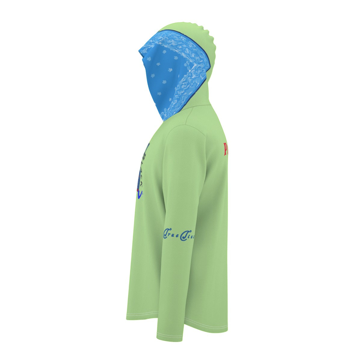 Growth In Pain Men's 'Peace & Love' Bandana Print Hoodie