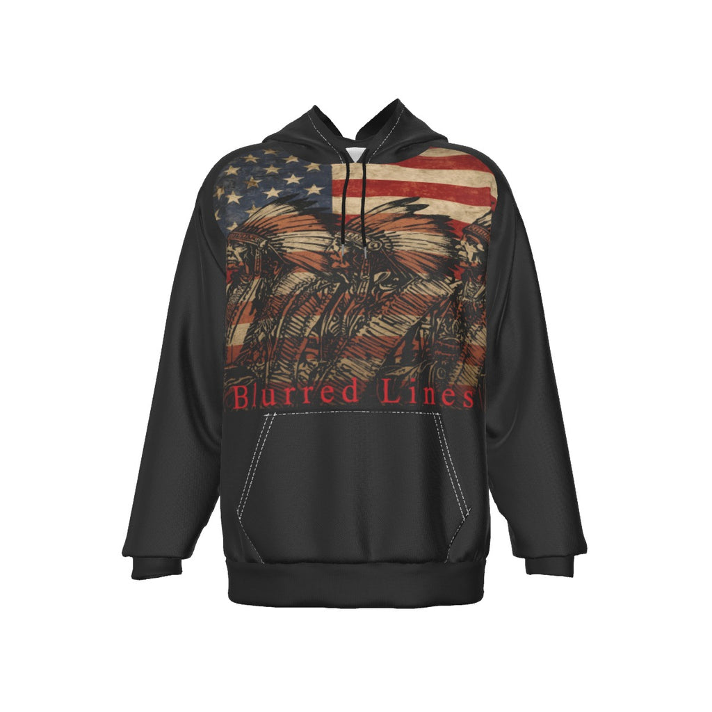 Growth In Pain Apparels "Blurred Lines" Series|Raglan Pullover Hoodie Streetwear