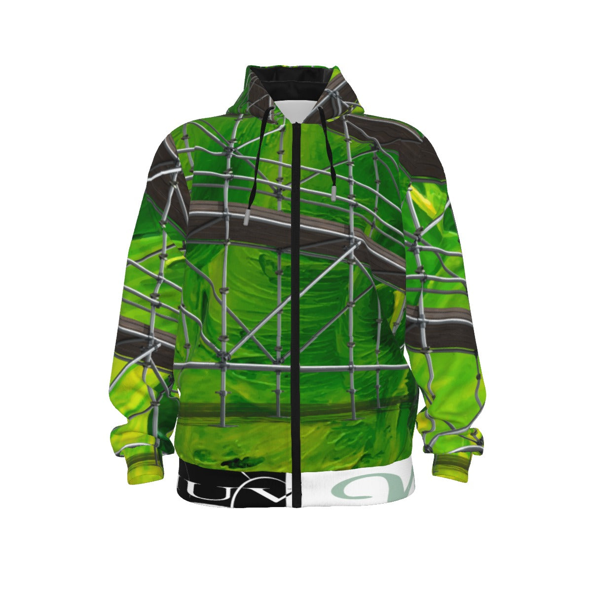 Growth In Pain Unisex Zipper Premium Hoodie 310GSM 100% Cotton|Streetwear