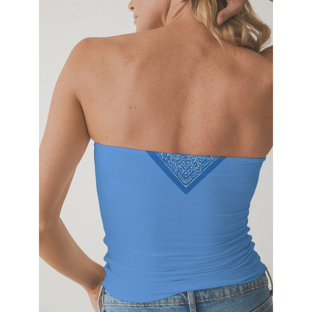 GIP Apparel Women's Double-Layer Strapless Top for Day to Night Streetwear Style