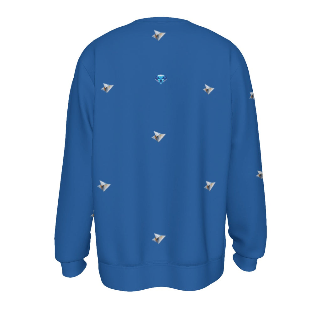 Growth In Pain Apparel Men's Blue Diamond Premium Sweatshirt Streetwear