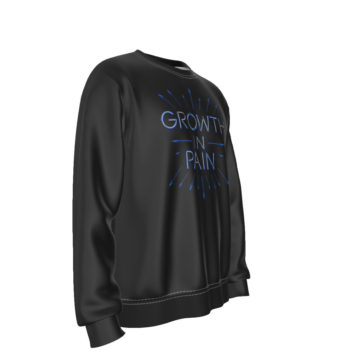 Growth In Pain Apparel Men's Heavy Fleece Sweatshirt with G.I.P. Logo - Premium Streetwear