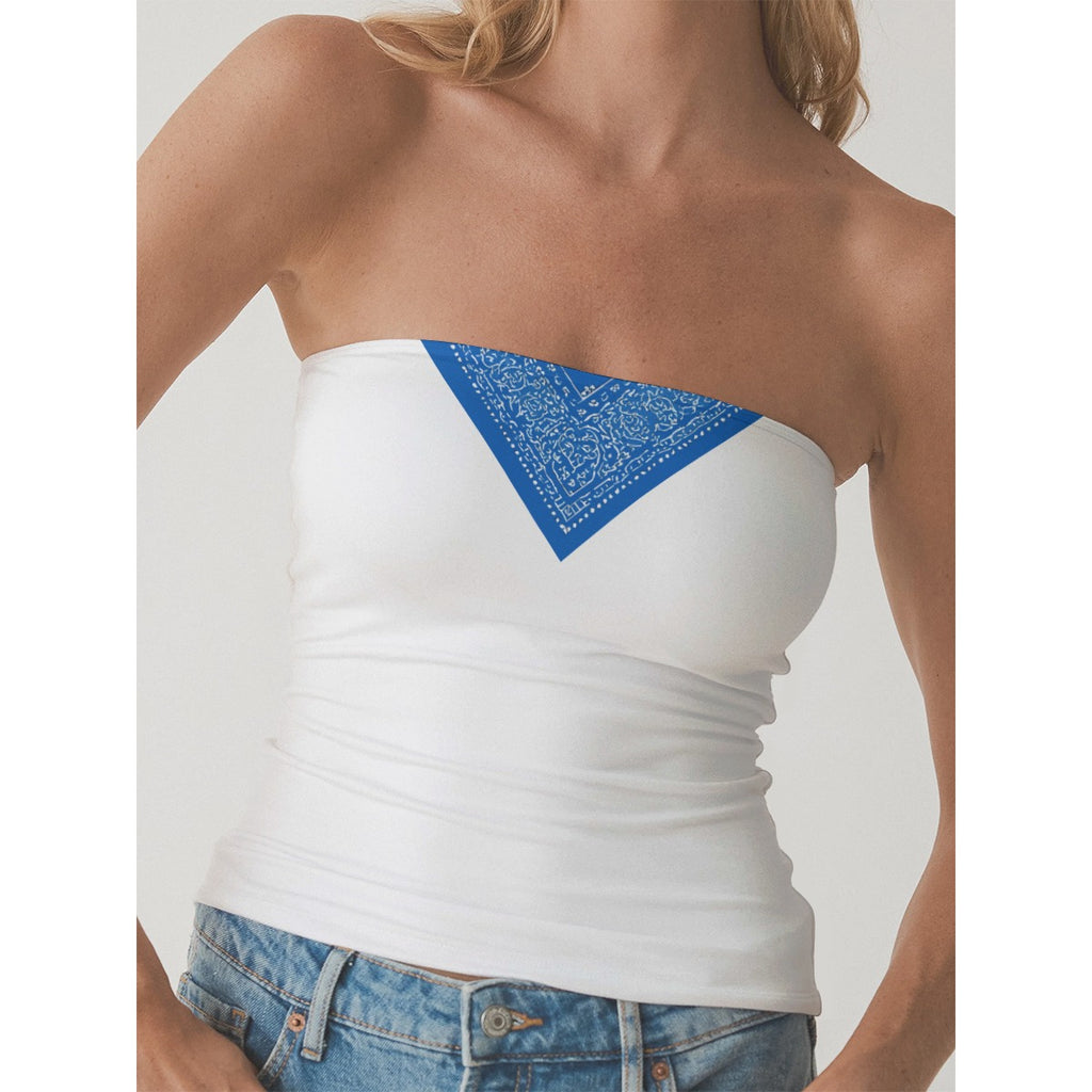 GIP Apparel Women's Double-Layer Strapless Top for Day to Night Streetwear Style