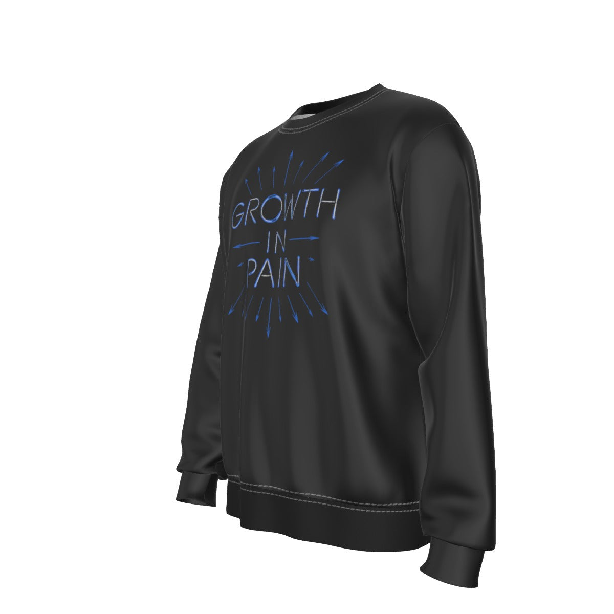 Growth In Pain Apparel Men's Heavy Fleece Sweatshirt with G.I.P. Logo - Premium Streetwear