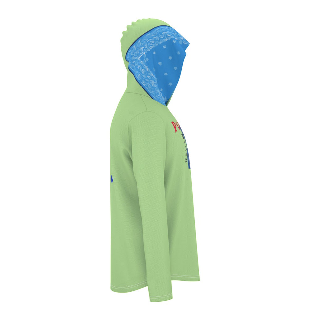Growth In Pain Men's 'Peace & Love' Bandana Print Hoodie