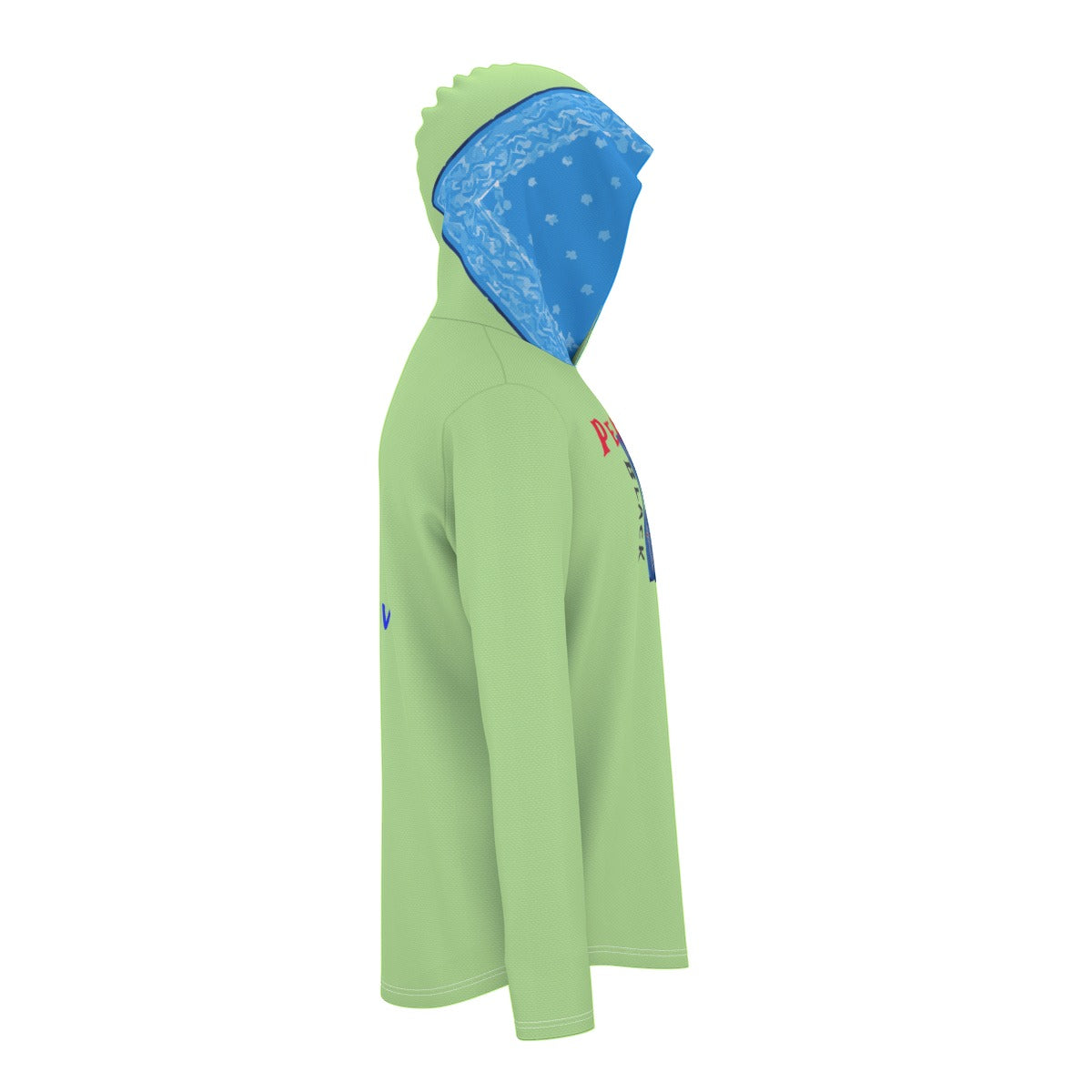 Growth In Pain Men's 'Peace & Love' Bandana Print Hoodie