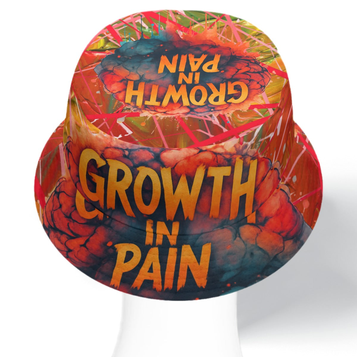 GIP Apparel Double-Side Print Bucket Hat for Streetwear & Nightlife