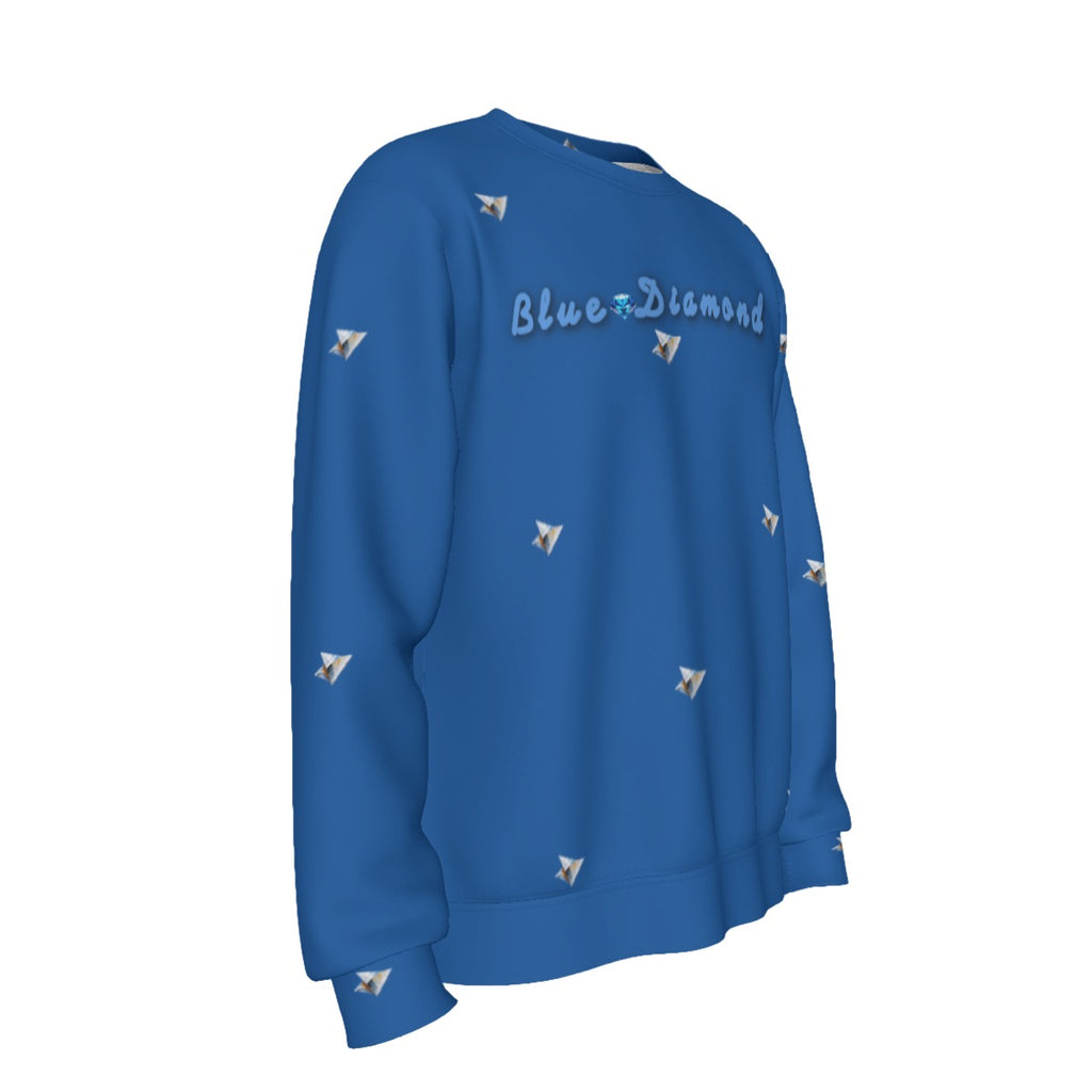 Growth In Pain Apparel Men's Blue Diamond Premium Sweatshirt Streetwear