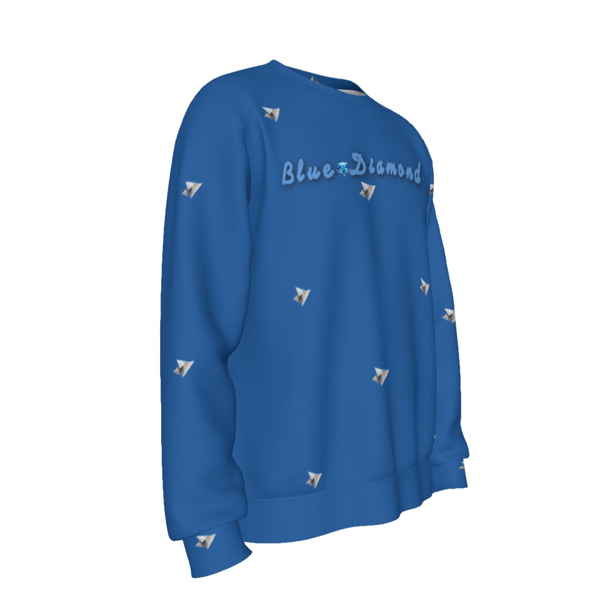 Growth In Pain Apparel Men's Blue Diamond Premium Sweatshirt Streetwear
