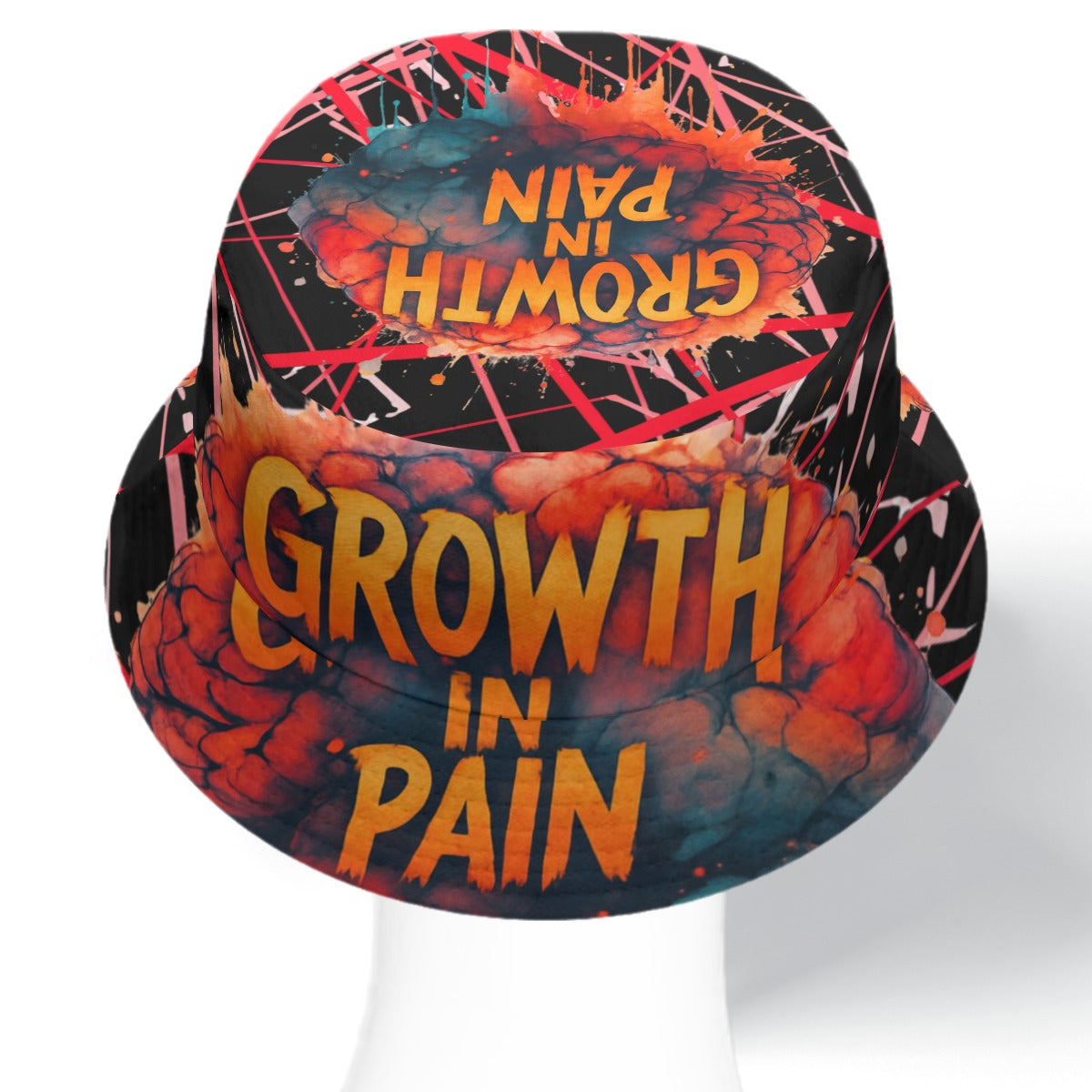 GIP Apparel Double-Side Print Bucket Hat for Streetwear & Nightlife