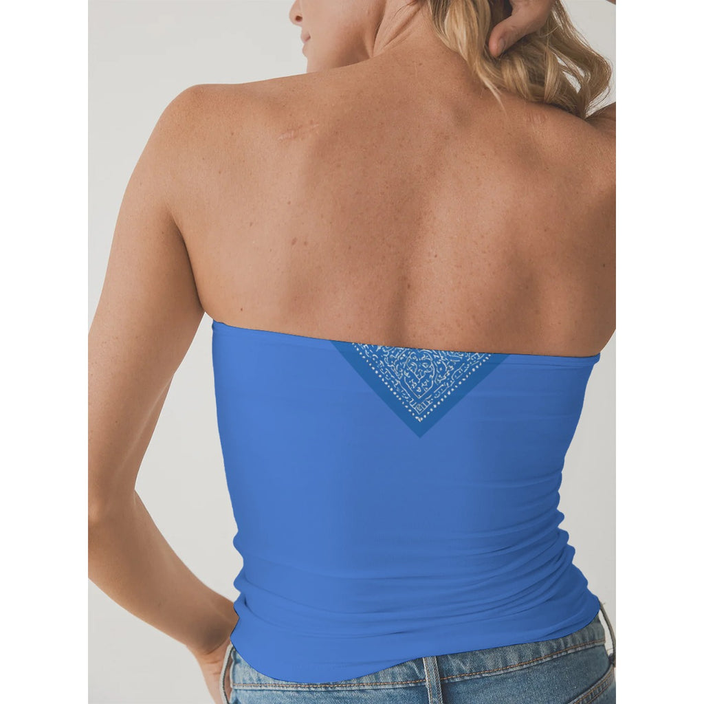 GIP Apparel Women's Double-Layer Strapless Top for Day to Night Streetwear Style