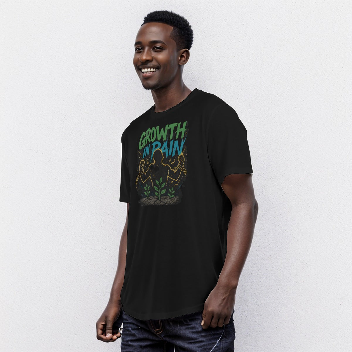 Growth In Pain Apparel Men's "Breaking the Chains" Streetwear T-Shirt
