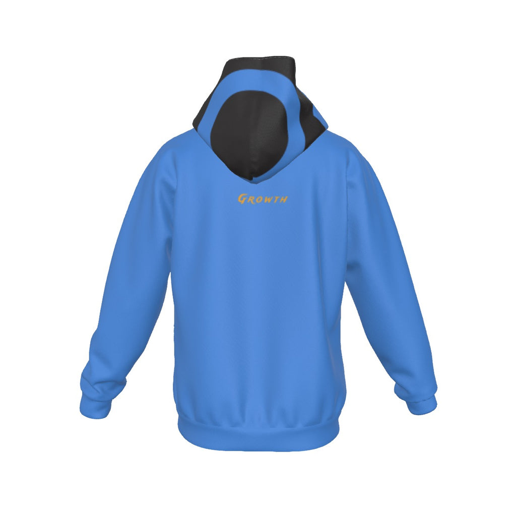 Growth In Pain Apparel Men's Warm Sherpa Fleece Zip Up Hoodie - Thick Winter Sweatshirt with Plush L