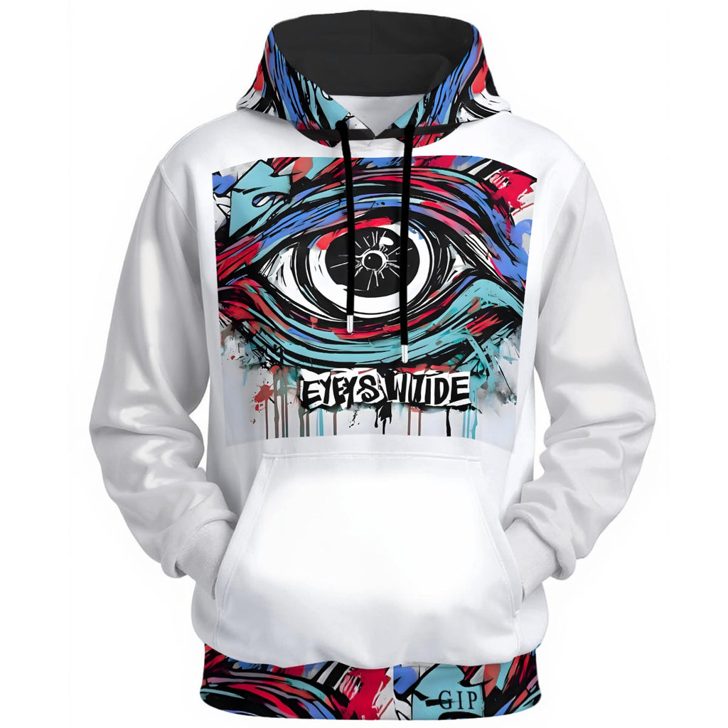 GIP Apparel Premium Unisex 310GSM Cotton Pullover Hoodie | Streetwear "Eyes Wide"