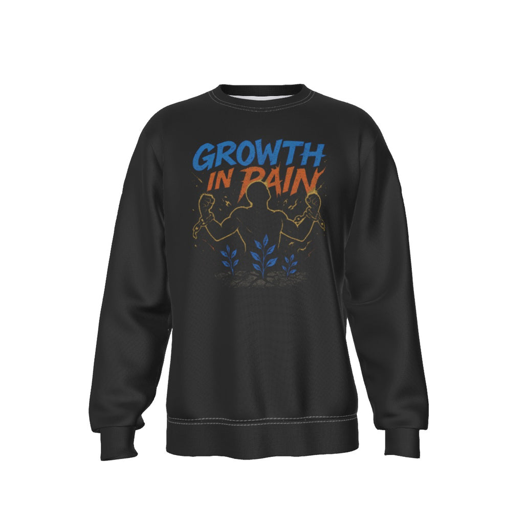 Growth In Pain Apparel Men's Sweatshirt 'Breaking the Chains' Streetwear Crewneck Sweatshirt