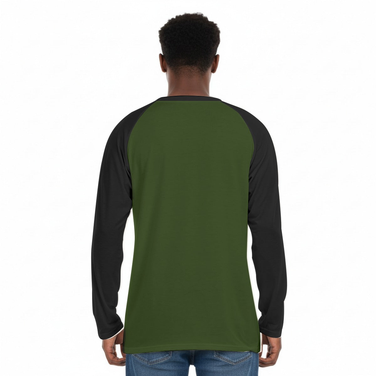 GIP Apparel Men's "Neighborhood Star" Raglan Sleeve Long Sleeve T-Shirt|Streetwear