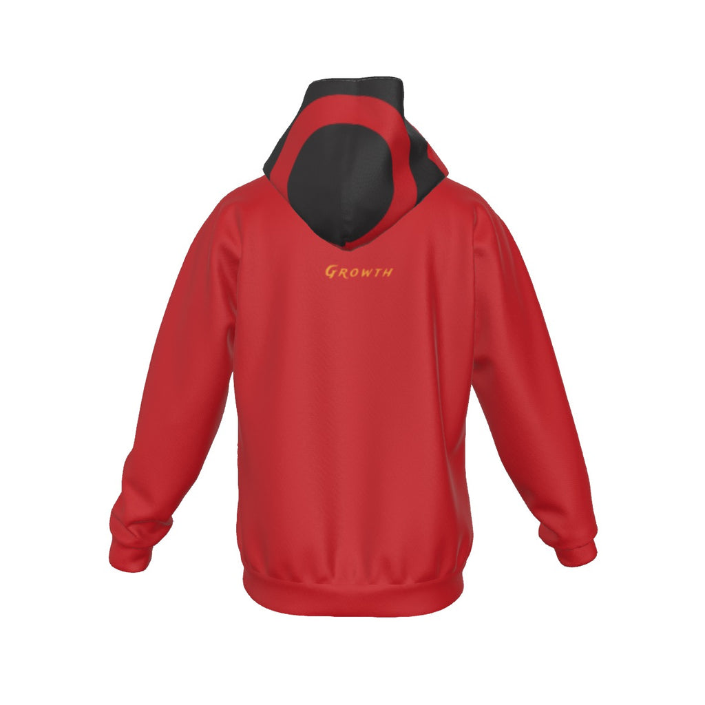 Growth In Pain Apparel Men's Warm Sherpa Fleece Zip Up Hoodie - Thick Winter Sweatshirt with Plush L