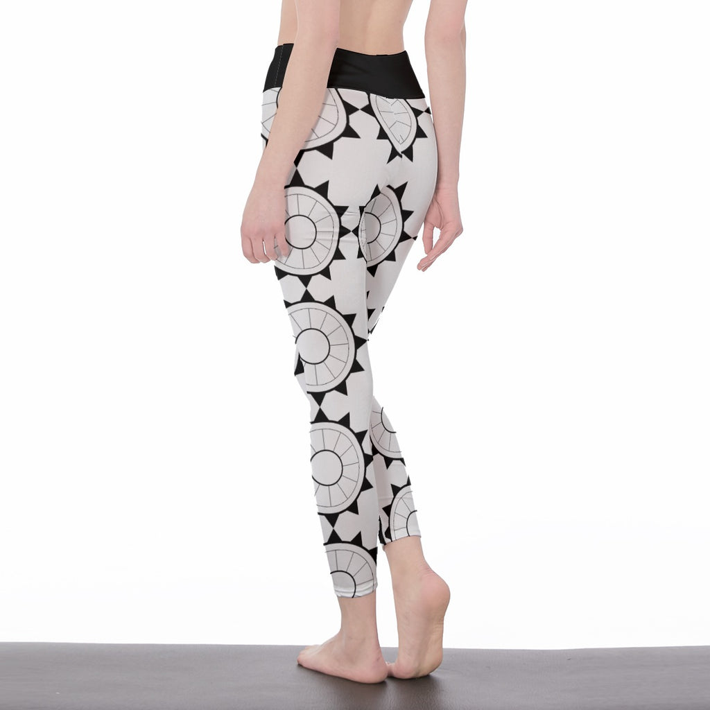 GIP Apparel Women's High Waist Leggings with Side Stitch Closure