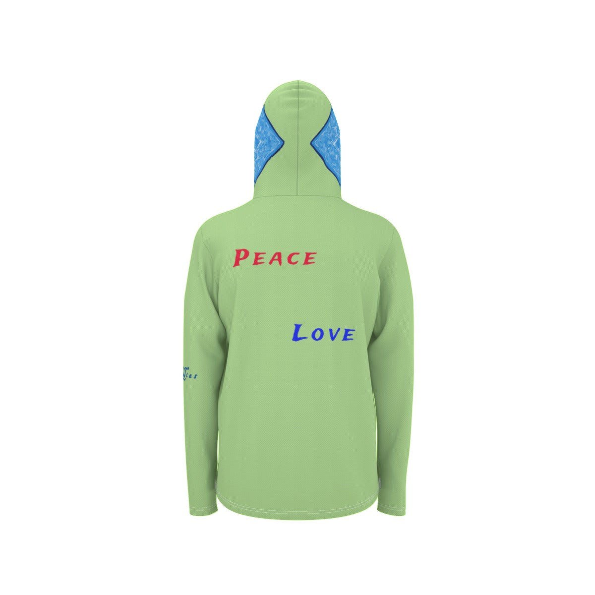 Growth In Pain Men's 'Peace & Love' Bandana Print Hoodie