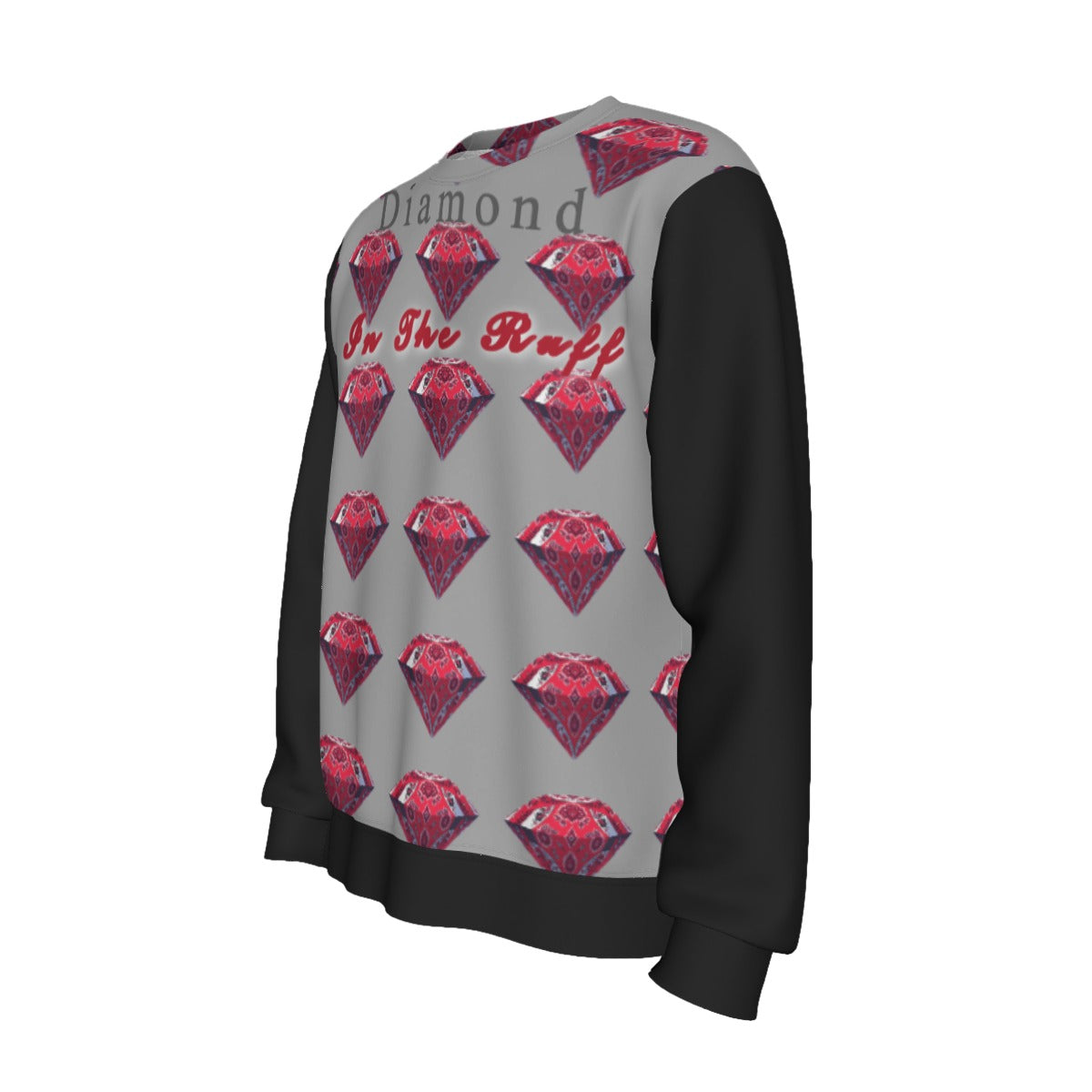 Growth In Pain Apparel Men's 'Diamond in the Ruff' Premium Streetwear Sweatshirt