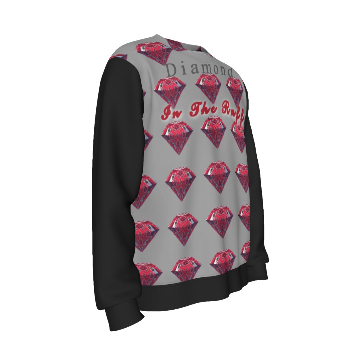 Growth In Pain Apparel Men's 'Diamond in the Ruff' Premium Streetwear Sweatshirt