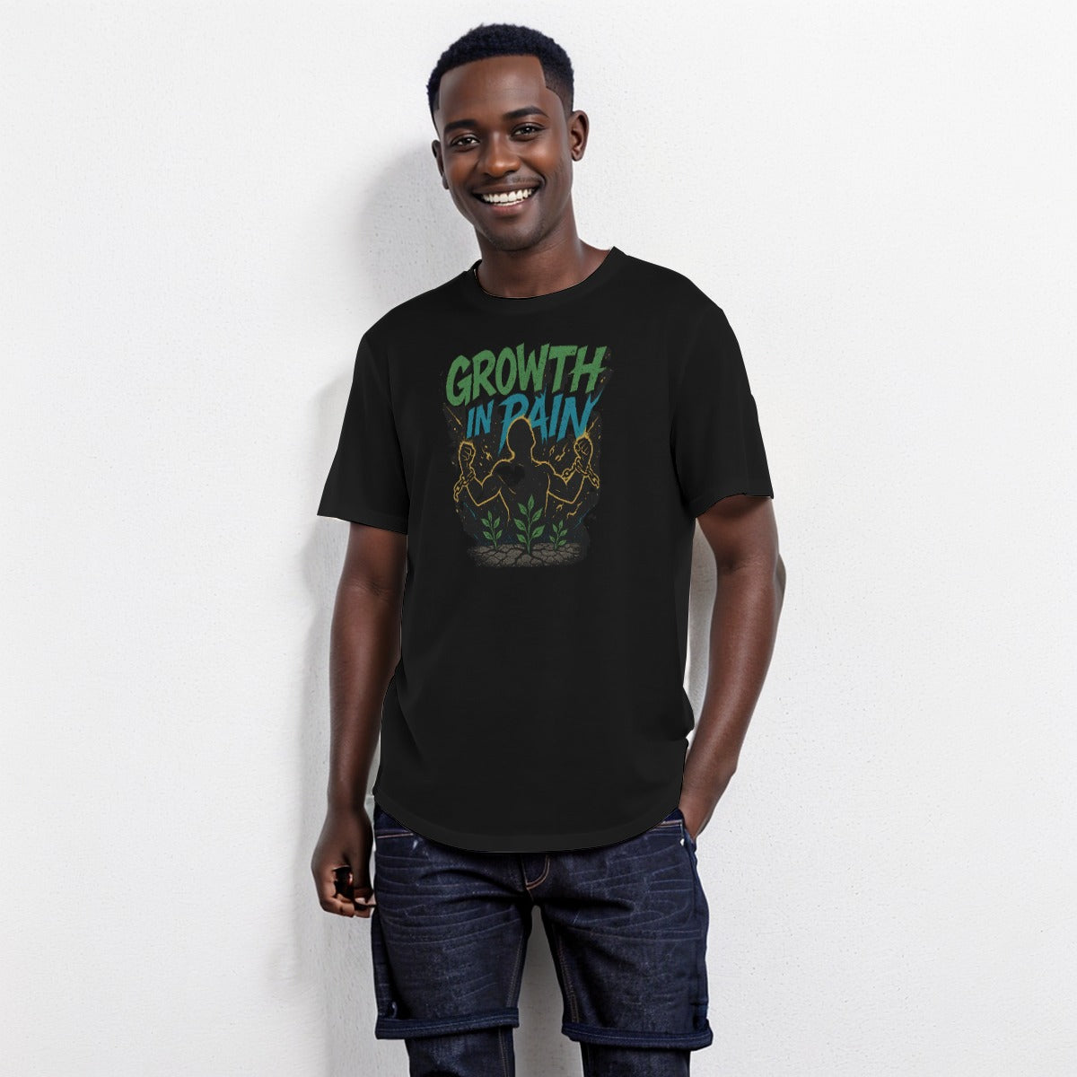 Growth In Pain Apparel Men's "Breaking the Chains" Streetwear T-Shirt