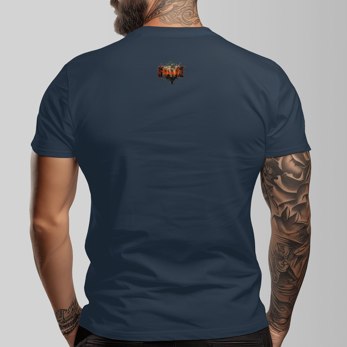 GIP Apparel " Lion Heart" O-neck Short Sleeve Premium T-shirt | 180GSM 100% Cotton (10 Colors)