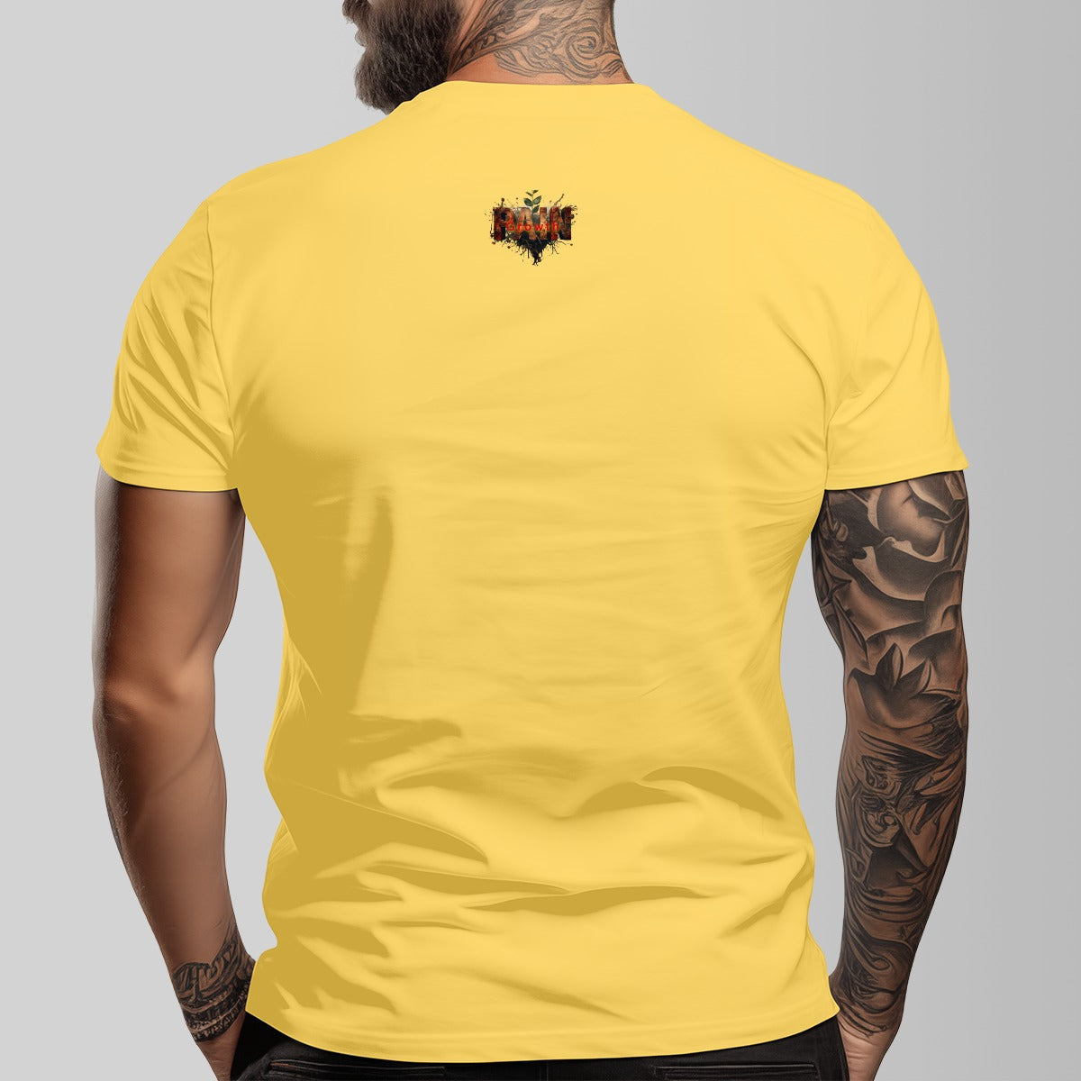 GIP Apparel " Lion Heart" O-neck Short Sleeve Premium T-shirt | 180GSM 100% Cotton (10 Colors)