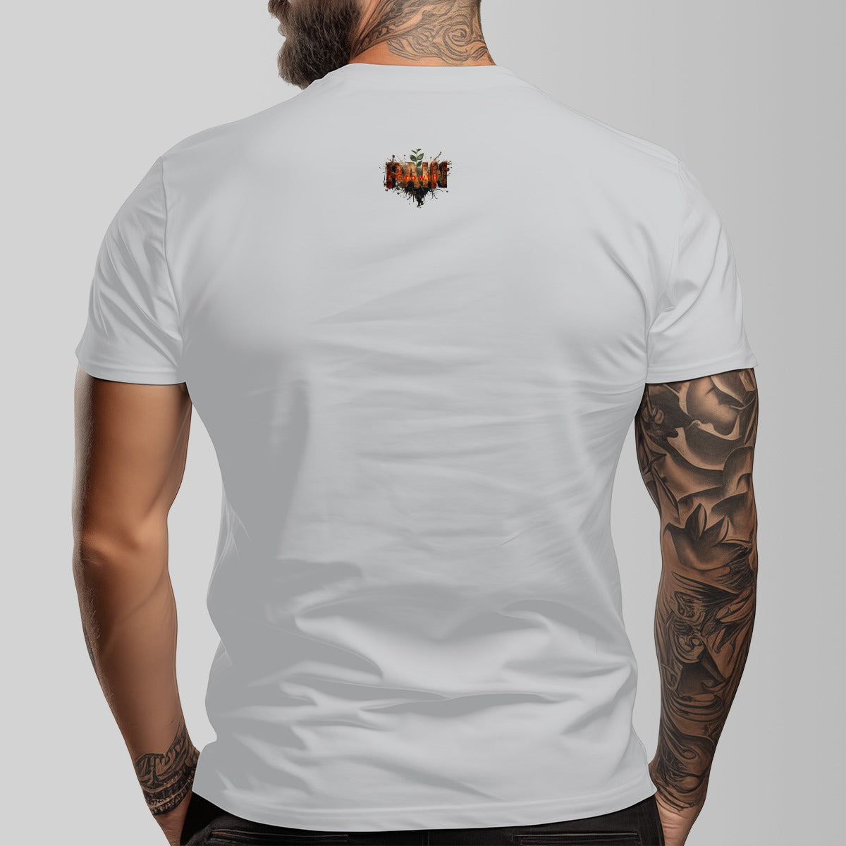 GIP Apparel " Lion Heart" O-neck Short Sleeve Premium T-shirt | 180GSM 100% Cotton (10 Colors)