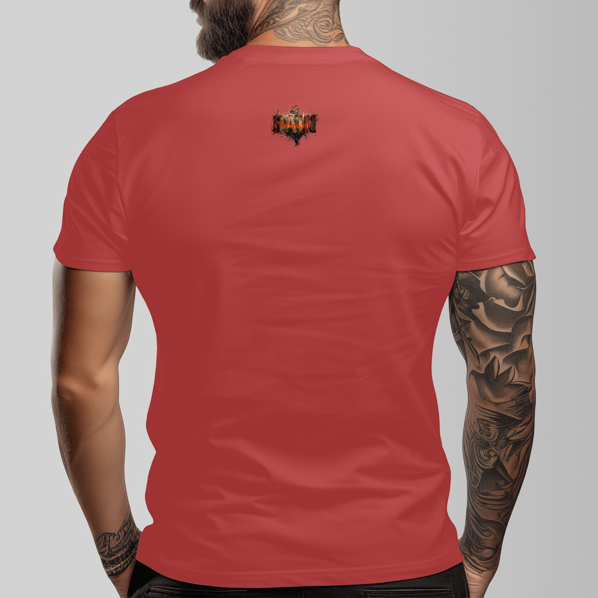 GIP Apparel " Lion Heart" O-neck Short Sleeve Premium T-shirt | 180GSM 100% Cotton (10 Colors)
